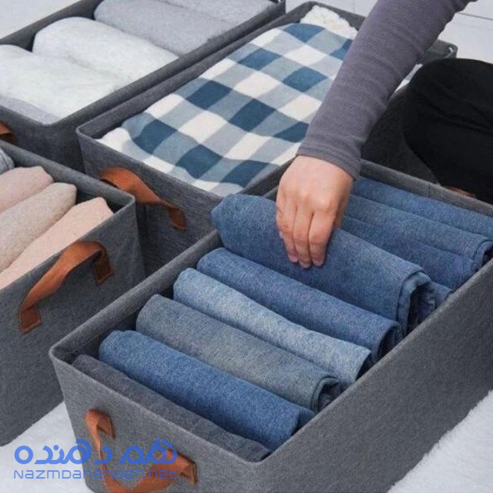 باکس لباس اسکلت دار بدون درب