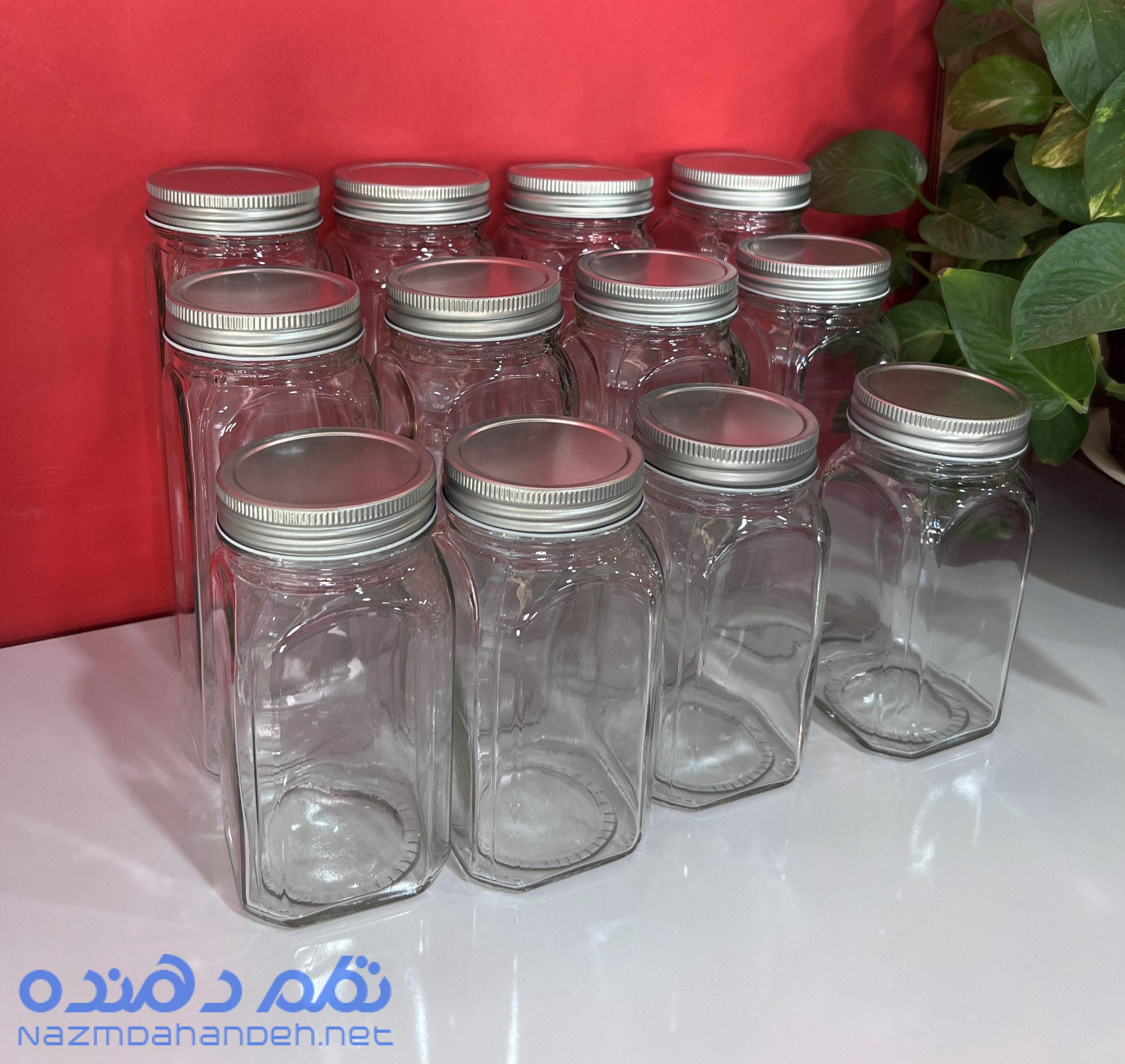 شیشه حبوبات و بانکه شیشه ای شیشه حبوبات و بانکه شیشه ای