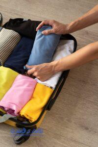تکنیک رول کردن لباس‌ها|بستن چمدان برای مسافرت
